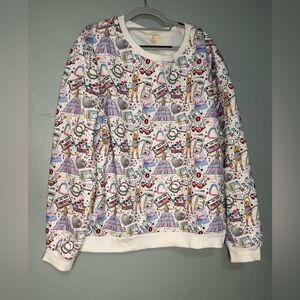 Elizabeth Faith Taylor Swift all over print colorful crewneck fleece‎ sweater